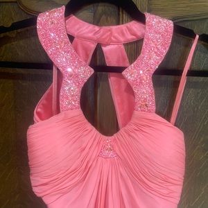 prom dress, size 2, pink